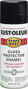 PAINT SPRY PROT GLOSS BLK 12OZ