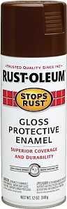 PAINT SPRAY GLO LTHR BRN 12OZ 