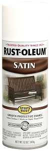 PAINT SPRAY IN EX SAT WHT 12OZ