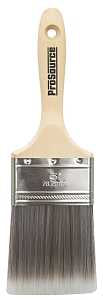 BRUSH FLAT SLD RND POLY 2.5IN 