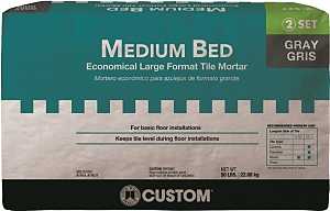 MORTAR MEDIUM BED WHITE 50LB  