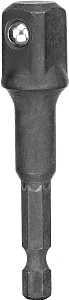 ADAPTER SOCKET 1/4HEX TO 1/2IN