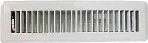 REGISTER FLOOR 2X12IN WHT     