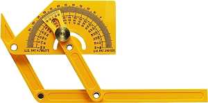 PROTRACTOR W/ARM ADJ PLASTIC  
