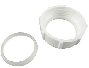 NUT/WASHER SLIPJOINT 1-1/4 WHT