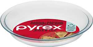 PIE PLATE GLASS CLR 9X1-1/4IN 
