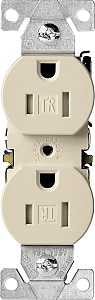 RECEPTACLE DPLX IVORY 15A/125V