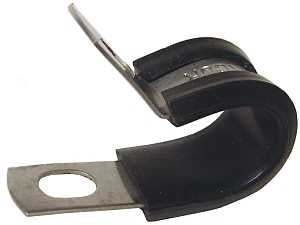 CLAMP RUBBER STEEL INSUL 1IN  
