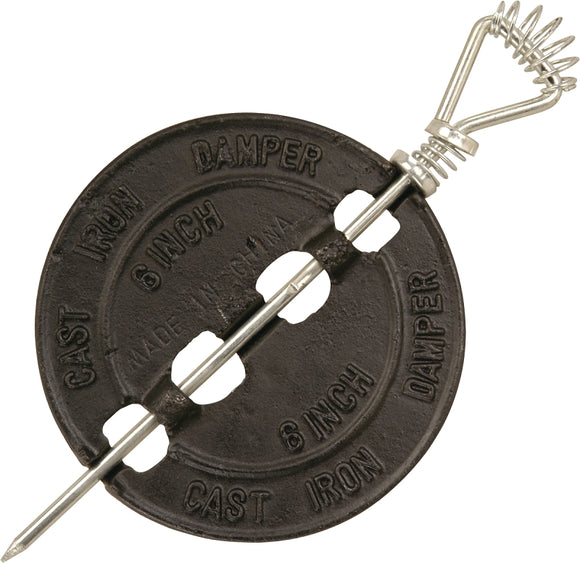 Imperial BM0052-A Series Damper, 7 in Dia Dimensions, Cast Iron