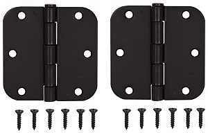 HINGE DOOR RD 3.5X3.5IN ORB   