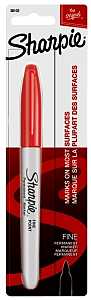 MARKER PERMNT FINE POINT RED  