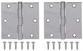 HINGE DR SQ 3.5X3.5IN BRT CHRM