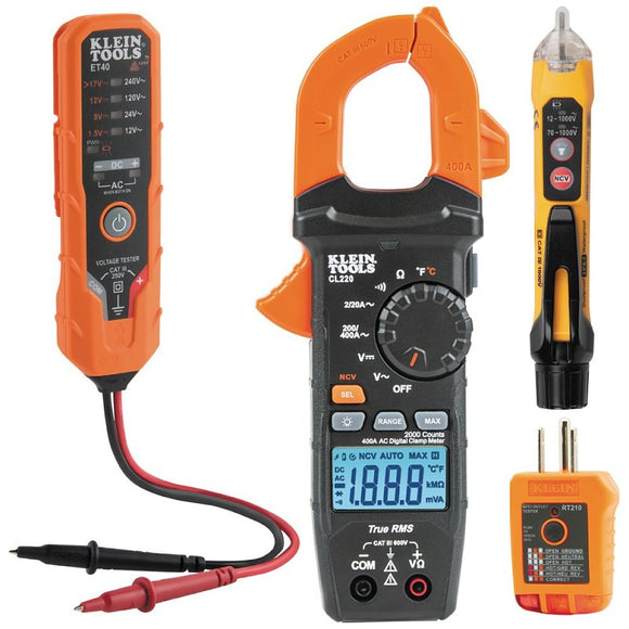 Klein Tools CL220VP Premium Meter Electrical Test Kit, ABS