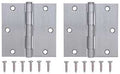 HINGE DR SQ 3.5X3.5IN SAT CHRM