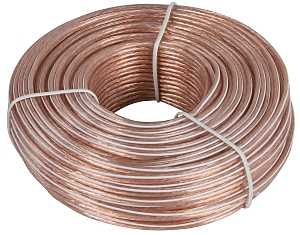 WIRE SPEAKER 24GAU 100FT CLEAR