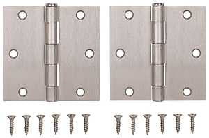 HINGE DR SQ 3.5X3.5IN SAT NIC 
