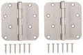 HINGE DR 5/8RD 4X4IN SAT NIC  