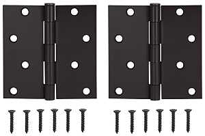 HINGE DOOR SQ 4X4IN  OR BRNZ  