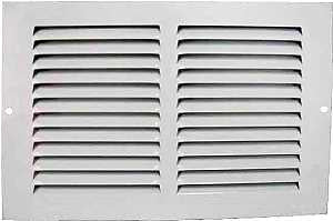 GRILL RETURN AIR 10X6IN WHT   