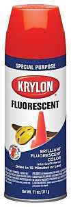 PAINT SPRAY FLOU RED ORNG 11OZ