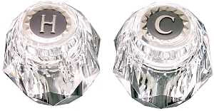 FAUCET HANDLE MOEN CRYSTAL    