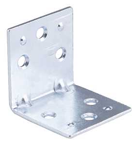 BRACE CORNER DBL WIDE 1.5IN ZN