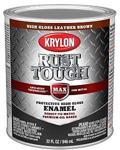 ENAMEL GLOSS LEATHER BROWN QT 