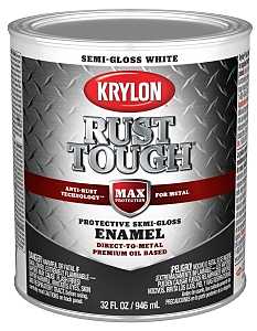ENAMEL SEMI-GLOSS WHITE QT    