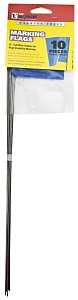 STAKE FLAG BLUE 15IN          