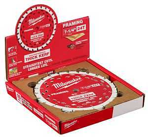 CIRCULAR SAW BLADE 24T 7-1/4IN