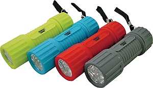 FLASHLIGHT 6LED DISPLY/12 3AAA