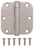 HINGE DOOR 5/8 RND CNR SAT NIC