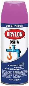 PAINT SPRAY SAFETY PURPLE 12OZ