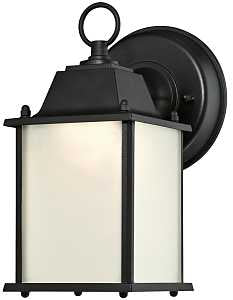 FIXT WALL MOUNT EXTER LED BLK 