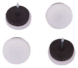 GLIDE PLASTIC W/CUSHION 7/8IN 
