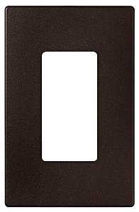WALLPLATE 1G DECO POLY MID RB 