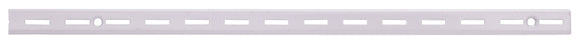ProSource 25211PHL Shelf Standard, 2 mm Thick Material, 5/8 in W, 24 in H, Steel, White