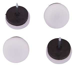 GLIDE PLASTIC W/CUSHON 1-1/8IN