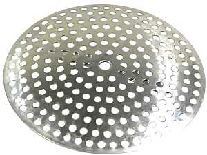 STRAINER SINK FLAT ALUMINUM   