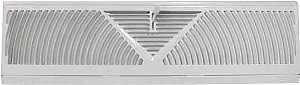 REGISTER BASEBOARD 18IN WHT   