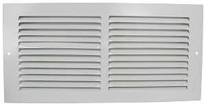 GRILLE BASEBOARD WHITE 14X6IN 