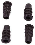 SOCKET PLASTIC 5/8IN BLK 4PC  