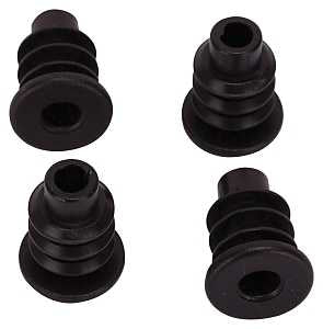 SOCKET PLASTIC 3/4IN BLK 4PC  
