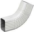 ELBOW B SIDE ALUM 3X4IN WHT   