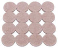 PADS ROUND FELT HD 1IN BEIGE  