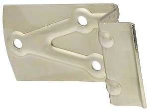 BUMPER BARN DOOR ZINC PLATED  