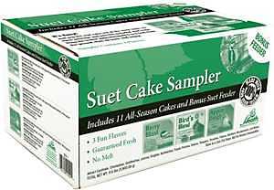 FOOD BIRD CAKE SUET SAMPLER   