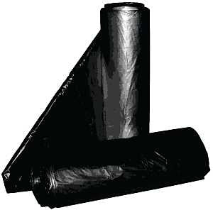 CAN LINER COMM BLACK 1M 45G   