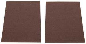 PAD FELT LT DUTY 4-1/2X6IN BRN