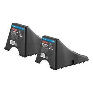 CHOCK WHEEL SET PLASTIC BLACK 